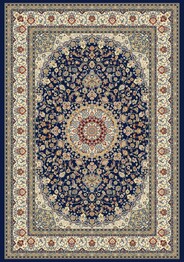 Dynamic Rugs Ancient Garden 57119-3434 Blue and Ivory